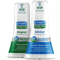 Smartmouth Original Activated And Clinical Dds (Gum & Plaque) 24 Hour Fresh Breath Rinse  2 Bottles  2.51 Pound