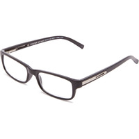 Foster Grant Mens Brandon Glasses Reading  Shiny Black/Transparent  50 Mm Us