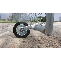 Mofeez Gate Wheel For Metal Swing Gate With 1-5/8"" Thru 2"" Gate Frames  Gate Support Wheel For Chain Link Fence  Prevent Gate From Dragging