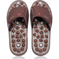 Byriver Blood Circulation Foot Massager For Healthy Leg Feet  Cold Leg Therapy Massage Tools  Healthcare Slippers Sandals Shoes  Gifts For Elderly Men Women Mom Dad (03Xl)