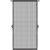Magzo Hanging Screen Door  Fits Door Size 32"" X 80"" (Curtain Size 34'' X 81'')  Durable Fiberglass Screen Door Mesh With Tension Rod&Hook&Loop (One Piece Can Be Installed In 2 Ways)  Weighted Bottom