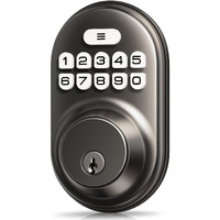 Veise Keyless Entry Door Lock  Electronic Keypad Deadbolt  Keyed Entry  Auto Lock  Anti-Peeking Password  Back Lit & Easy Installation Design  Matte Black