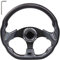 Leapgo Golf Cart Steering Wheel For Ezgo Club Car Yamaha Universal Steering Wheel Ezgo Steering Wheel Club Car Cool Racing Style Steering Wheel Golf Cart