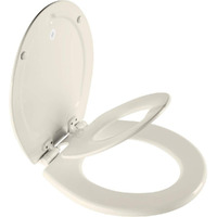 Mayfair 888Slow 346 Nextstep2 Toilet Seat With Built-In Potty Training Seat  Slow-Close  Removable That Will Never Loosen  Round  Biscuit/Linen