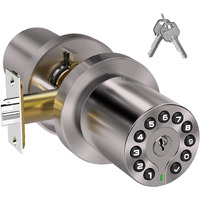 Bothstar Keypad Door Knob With Key Keyless Entry Door Lock  Code Locks Door Knob  Auto Lock 50 User Code Easy To Install For Home Office Hotel Bedroom Garage No Deadbolt