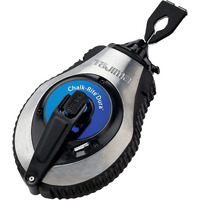 Tajima Chalk Line - Chalk-Rite Dura Chalk Box With Ultra Thin 0.5Mm Snap Line & Integrated Handle Release - Cr402S