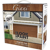 Wood Look Paint Kit For Garage Doors (English Oak)  1 Count (Pack Of 1)