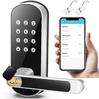 Sifely Keyless Entry Door Lock  Keypad Door Lock With Handle  Keyless Door Lock  Smart Door Lock  Keypad Entry Door Lock  Passcode Code Door Lock  Digital Smart Door Lock (St Version  Non-Fingerprint)