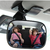 Automotive Interior Rearview Baby Mirror Right Wide Angle Convex Mirror For Infant Toddler Child Children Backseat Adjustable Rearview