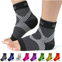 Blitzu Foot Compression Sleeve Plantar Fasciitis Relief Plantar Fasciitis Socks Women Ankle Sleeve Compression Support Foot Support For Pain Plantar Fasciitis Compression Socks Black Xxl