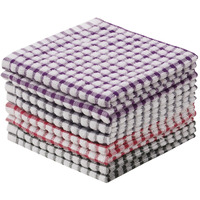 Oeleky 100% Cotton Kitchen Dish Cloths For Washing Dishes  12X12 Inches Dish Rags  Absorbent Kitchen Cloths Pack Of 8  Quick Drying Cleaning Cloths (Mix-3  12""X12"")