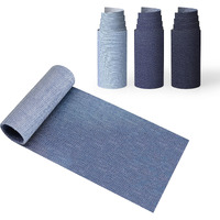 Blue Jeans Denim Patches 4 Rolls  Inside And Outside Iron On Patches  Jean Patches Blue Denim Iron On Patches  For Jeans Clothing Hole Repairing And Decoration