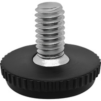 Project Patio 5/16-18 Stainless Steel Adjustable Furniture Levelers And Threaded Screw-In Leveling Feet Glides For Table And Chair Legs - 24-Pack