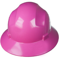Jorestech Safety Hard Hat Pink Hdpe Full Brim Helmet With 4-Point Adjustable Ratchet Suspension For Work  Home  And General Headwear Protection Ansi Z89.1-14 Compliant Hhat-02