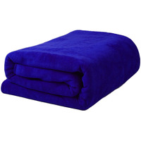 Mylsmple Luxury Microfiber Bath Towel Extra Large Bath Sheet Blue Beach Towel Fast Drying Hotel Bathroom Towel (36 Inch X 72 Inch  Dark Blue)