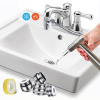 Avabay?Sink Faucet Handheld Bidet Sprayer For Toilet I Bidet Attachment For Warm & Cold Water I Long 80"" Hose Perfect For Feminine Hygiene  Cloth Diaper  Bathroom Toilet Cleaning