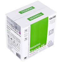 Daxwell Food Safe Stretch Poly Gloves (Xl  1 000 Count) Non-Latex  Disposable  Food Handling Use  Powder Free  F10000226 White