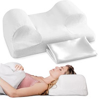 Yourfacepillow Beauty Pillow - Anti Wrinkle & Anti Aging Back Sleeping Pillow - Wrinkle Prevention Pillow To Sleep On Back - Memory Foam Beauty Sleep Pillow (Large With Satin Case)