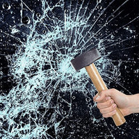4 Mil Clear Security And Safety Window Film Shatterproof Film For Glass Windows Anti Shatter Tempered Glass Film For Home And Office