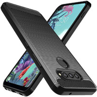 Osophter For Lg Q70 Case Lg Q730 Case Shock-Absorption Flexible Tpu Rubber Full-Body Protective Phone Cover For Lg Q70/Q730(Black)