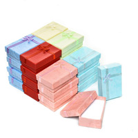 Aqueenly 24-Piece Gifts Box Set  Jewelry Gift Boxes For Rings  Pendants  Earring  Necklaces - Cardboard Jewelry Boxes For Anniversaries  Weddings  Birthdays  Assorted Colors - 3.2 X 2.0 X 1.1 Inches