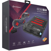 Hyperkin Retron 3 Hd 3-In-1 Retro Gaming Console For Nes  Super Famicom  And Genesis/Mega Drive (Space Black) - Sega Genesis