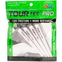 Cmc Design Tour Tee Pro Pack - Frictionless Golf Tees For More Distance & Consistent Yards - Reusable  Made With Recycled Plastic & Virtually Unbreakable - Four 3.15Golf Tees With Standard Cup