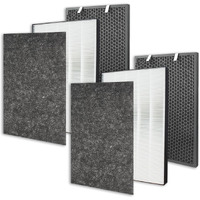 2 Packs Air220 Air320 Replacement Filter Compatible With Bissell Air220 Air320 2768A 2609A Air Purifier - Including True Hepa + Pre-Filters & Activated Carbon Filters - Compare To # 2677 2678 2804