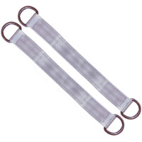 Aivoof Swing Hanging Straps  2 Pcs 24Cm / 9.45Inches Tree Swing Strap Hanging Kit Short Swing Straps Holds 440 Lbs Perfect For Hanging Swing Seat  Plank  Hammock  Punching Bag  Gray