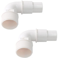 Atie 1.5"" 90 Degree Elbow Pool Hose Adapter Fitting Spx1105Z3 Replacement For Above-Ground Pool Pump  Filter  Skimmer  Compatible With Hayward Spx1105Z3  Spx1105Z4  Spx1091Z7 Adapters (2 Pack)