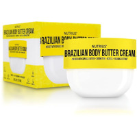 Nutrius Brazilian Body Butter Cream  6 Fl Oz