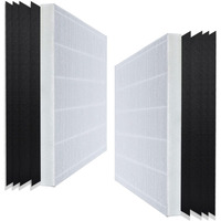 Addfresh - C545 Replacement Filter Compatible With Winix C545 Air Purifier - 2 True Hepa Filters And 8 Activated Carbon Filters - Replaces Winix 545 Filter S Part # 1712-0096-00 P150 B151
