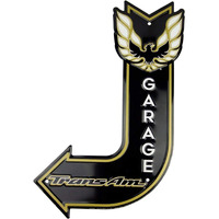 Hangtime Trans Am Garage Sign  Vintage Transam Metal Automotive Wall Art Decor  11.5 In. X 17.5 In  Man Cave Stuff For Men