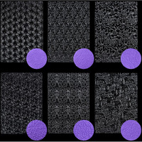 Ocmoiy 6 Pack Fondant Impression Mat  Fondant Mold Set  Embossed Retro Baroque/Paisley/Rose/Diamond/Lace Vine/Floral Vine Pattern Texture Mold For Chocolate Fondant Wedding Cake Decoration