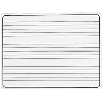 Dry Erase Music Staff White Board  Single Sided 9 X 11.875"" Home Or School Use