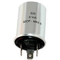 6 Volt 3 Prong Turn Signal Flasher Pos. Grnd Bv535