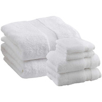 Charisma Hygro Cotton Towels Bundle  Includes: 2 Luxury Bath Sheet Towels  2 Hand Towels & 2 Washcloths  Quality  Ultra Soft Towel Set  6 Pieces (White)