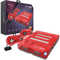 Hyperkin Retron 3 Hd 3-In-1 Retro Gaming Console For Nes  Super Famicom  And Genesis/Mega Drive (Jasper Red) - Super Nes