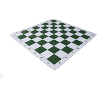 Thin Mouse Pad Style Tournament Chess Board - 2.25"" Green