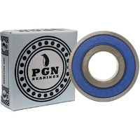 Pgn (4 Pack) 6203-2Rs Bearing - Lubricated Chrome Steel Sealed Ball Bearing - 17X40X12Mm Bearings With Rubber Seal & High Rpm Support