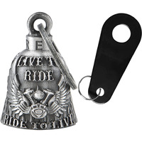 Dream Apparel Motorcycle Bell Guardian Angel Drive Away Gremlin  Biker Bell For Men Women Rider Riding With Hanger  Good Luck Gift Accessories