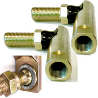 Hd Switch 2 Pack Universal 1/2"" -20 Thread Rh Right Hand Ball Joint  Tie Rod End W/Super Tough Crimped Joint