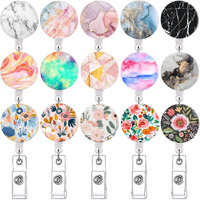 Badge Reel  Retractable Nurse Badge Holder With Alligator Clip Id Name Card Badge Clip For Office Student Doctor Nurse (3Pack Dolphin)