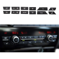 Motoku Set Of 12 Air Conditioning A/C Heater Button Key Caps Switch Cover Repair Kit For Bmw 5 6 7 F10 F01 F12 61319313923 931392