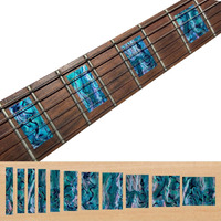 Inlay Sticker Fret Markers For Guitars & Bass - Lp/Sg Blocks - Abalone Blue  F-005Bl-Bl