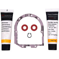 4162324 Kitchen Mixer Transmission Case Gasket  For Kitchenaid Mixers K45  K5  Ksm90  Ksm150  With 1.8 Oz 2 X Food Grade Grease - Nsf-H1 Accredited.
