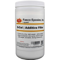 Fasco Epoxies Q-Cel Filler For Boat  Fiberglass  And Surfboard Repairs - Quart