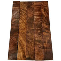 Burled Highly Figured Walnut Pen Blanks - 3/4"" X 3/4"" X 6"" (5 Pcs)