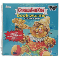 Garbage Pail Kids Garbage Paul Kids Book Worms Sticker Cards Mega Box