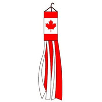 Home And Holiday Flags Canada Windsock Canadian Polyester 60 Inch Outdoor Garden Wind Sock Decoration